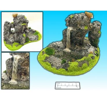 Geländestück Wasserfall