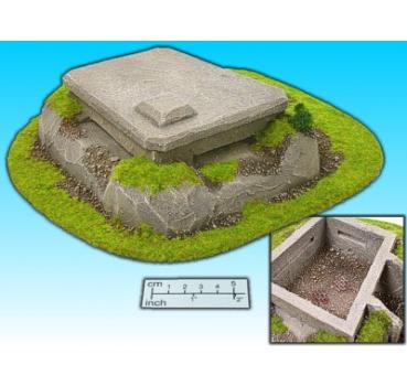 Geländestück großer Bunker