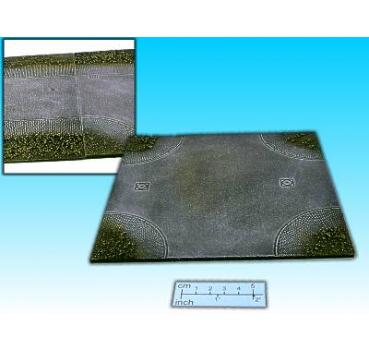 Geländestück Asphaltstrasse Kreuzung
