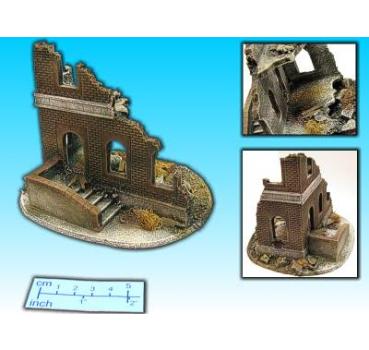 Geländestück Eckhaus (1:72)