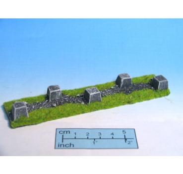 Geländestück Panzersperre (1:72)