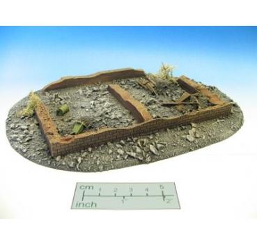 Geländestück große Ruine (1:72)