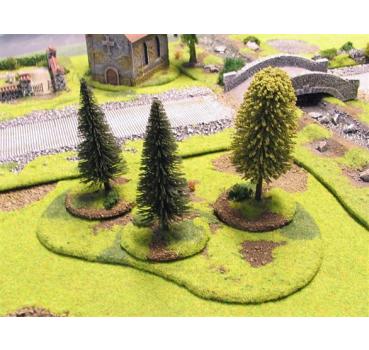 Geländestück Wald (4 Teile)