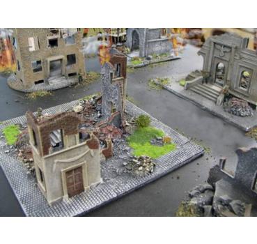 Geländestück Stadtruinen (1:72)