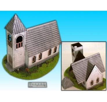 Geländestück Holzkirche