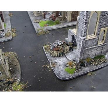 Geländestück Kirchenruine (1:72)
