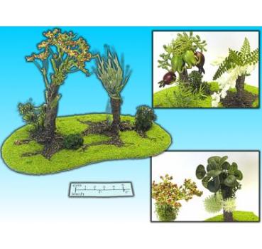 Geländestück Exotische Bäume