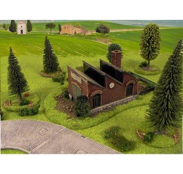 Geländestück Fabrik (15mm)