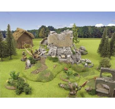 Geländestück große Turmruine