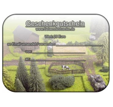 Geschenkgutschein 25 Euro