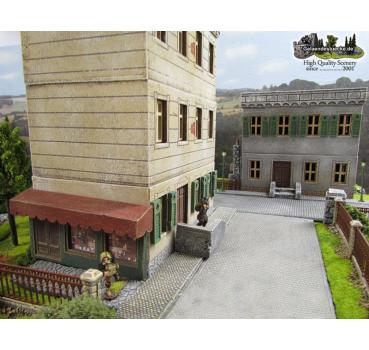modulares Stadthaus (mit Dach)