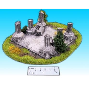 Geländestück Tempelruine