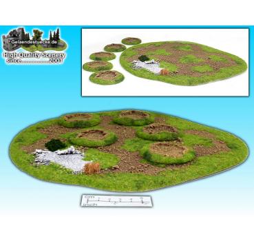 Geländestück Kraterfeld (15mm)