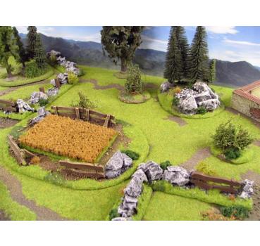 Geländestück Ackerland mit Feld (2 tlg.)