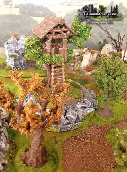 Geländestück Baumhütte