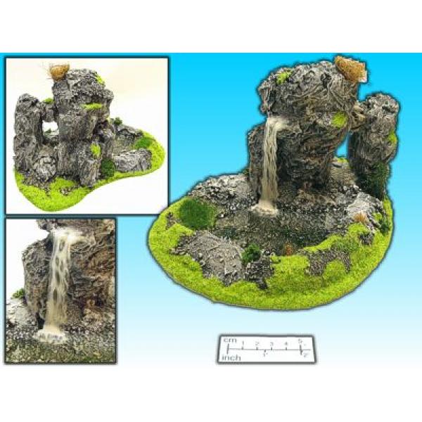 Geländestück Wasserfall