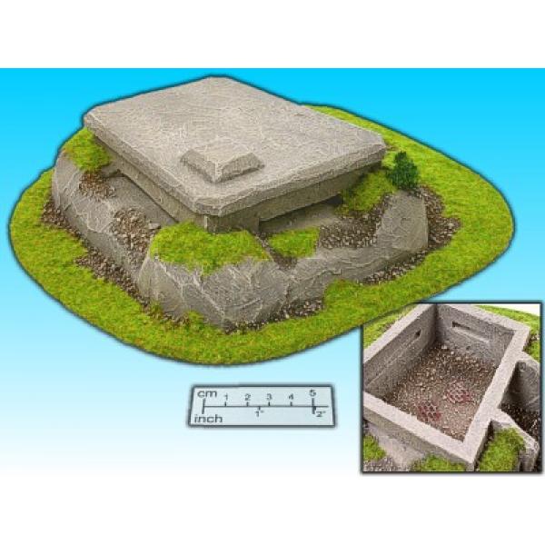 Geländestück großer Bunker