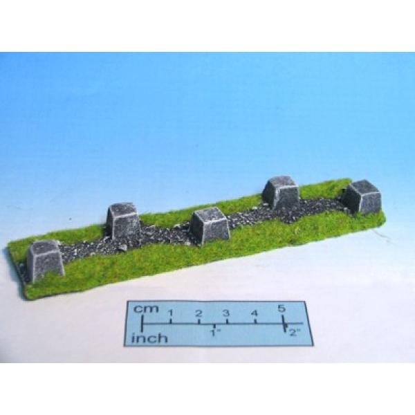 Geländestück Panzersperre (1:72)
