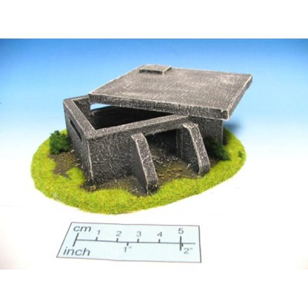 Geländestück Bunkeranlage (1:72)