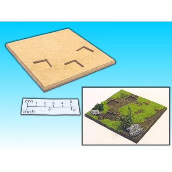 Artilleriebase  (3x 25x25mm)
