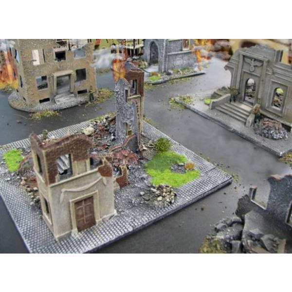 Geländestück Stadtruinen (1:72)