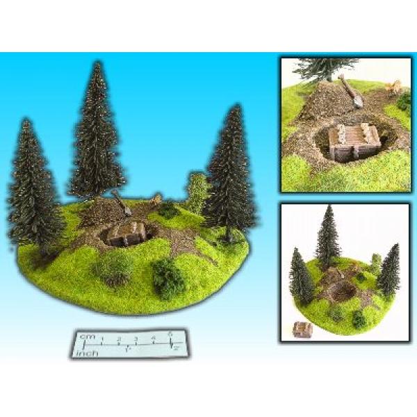 Geländestück Wald m. Truhe