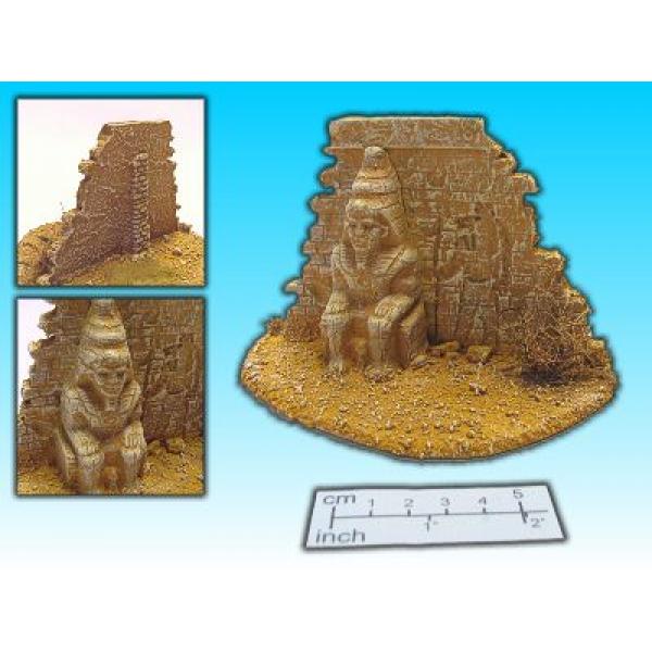 Geländestück Wüstenstatue