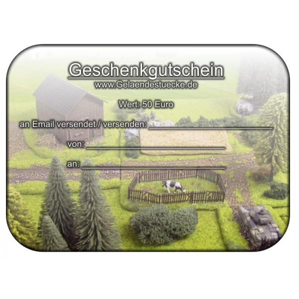 Geschenkgutschein 50 Euro