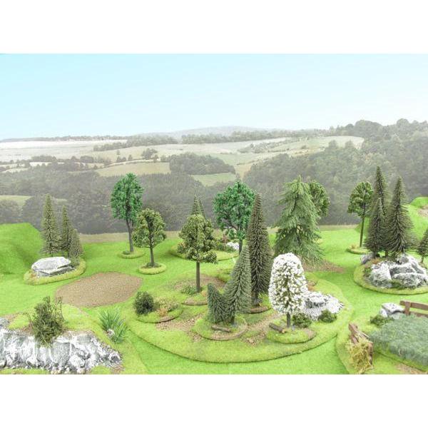 Geländestück Wald (8 teilig)