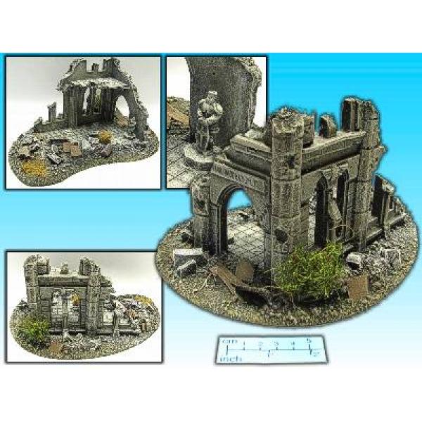 Geländestück Hausruine III